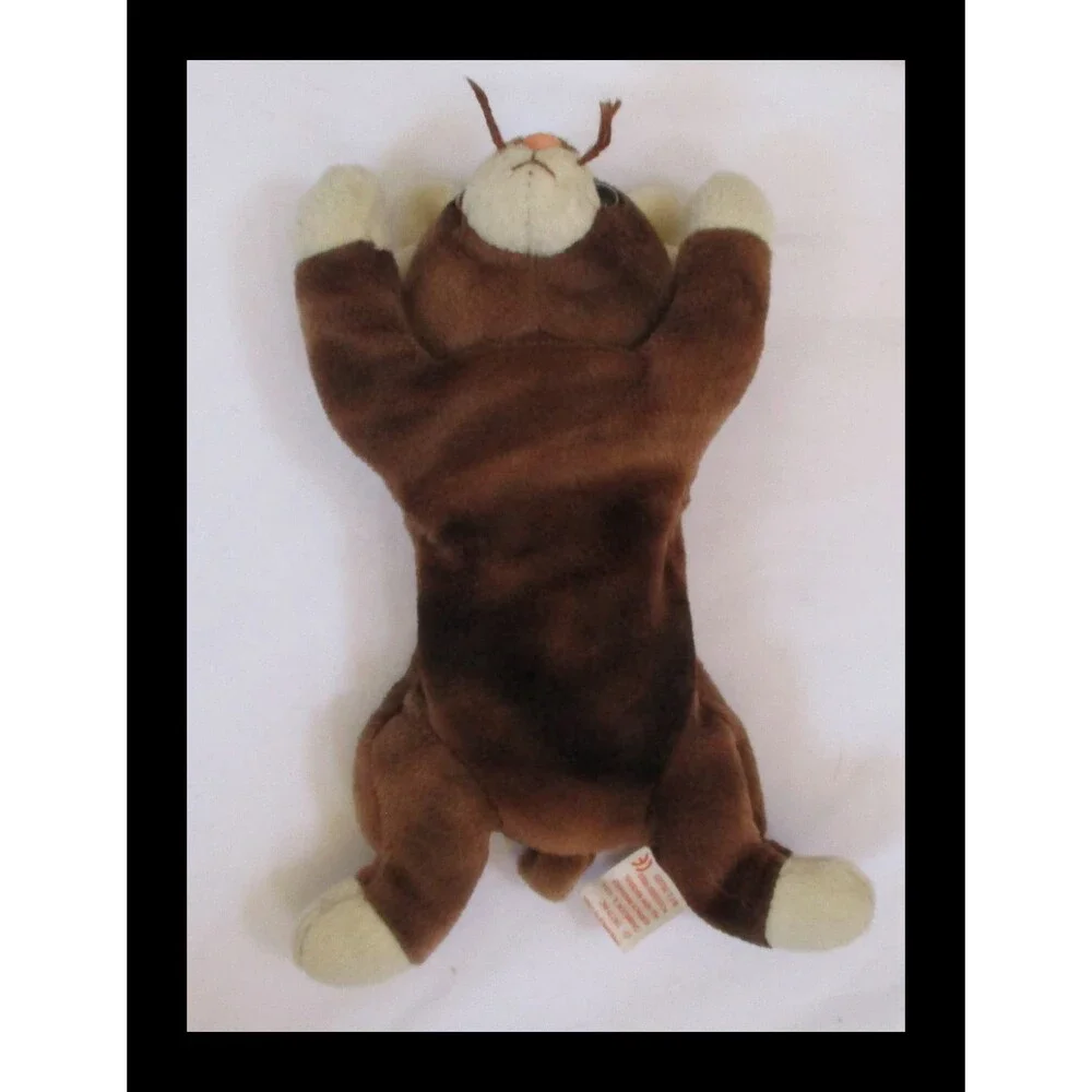 Ty Beanie Baby Pounce the Brown Cat NO HANG TAG
